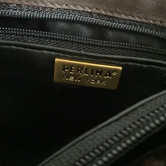 Vintage Perlina Brown Leather Pocketbook - Picture 8 of 8